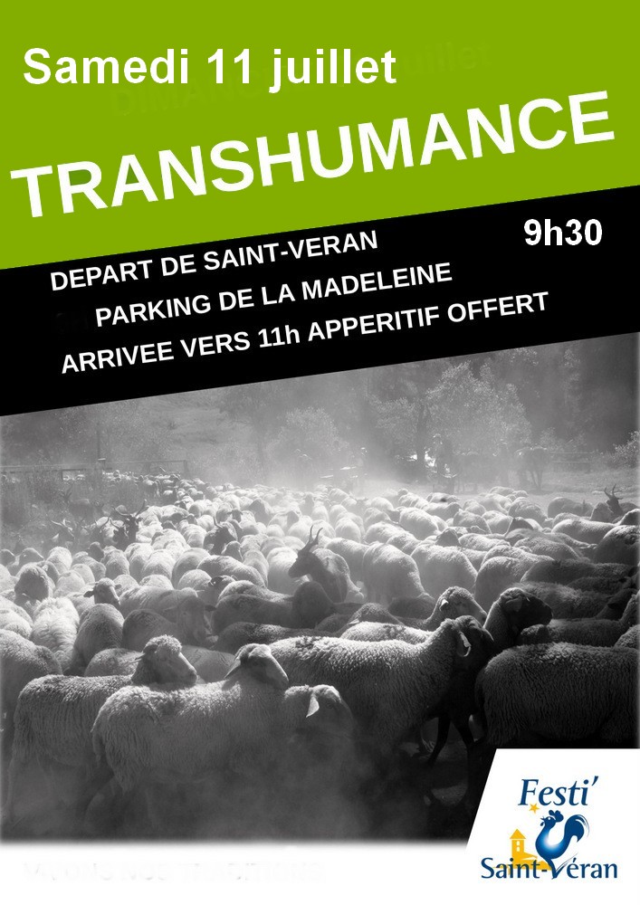 affiche transhumance 2026